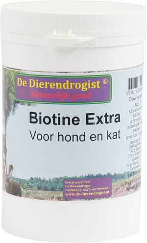 Dierendrogist Tierchemiker Biotinpulver+Kräuter Für Hund Und Katze